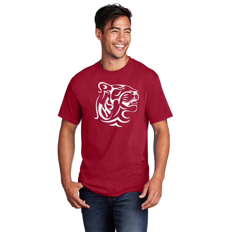         PC54 Port & Company® Core Blend Tee; FULL FRONT CHS