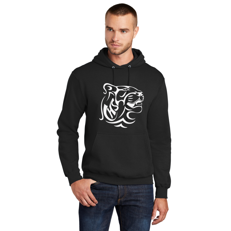  PC78H Port & Company® Core Fleece Pullover Hooded Sweatshirt; FULL FRONT CHS